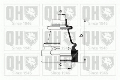 QUINTON HAZELL qjb969 -  Комплект пыльника, приводной вал